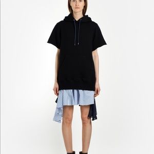 Sacai sweatshirt dress, navy